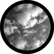 ROSCO GOBO VIDRIO 82205, CLOUDS, Blanco y Negro