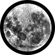 ROSCO GOBO VIDRIO 82700 MOON GLASS Blanco y Negro