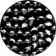 ROSCO GOBO VIDRIO 82736 MARBLES, Blanco y Negro