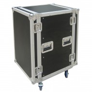 JV CASE FLIGHTCASE RACK 16 UNIDADES RACK 19"+RUEDASDAS