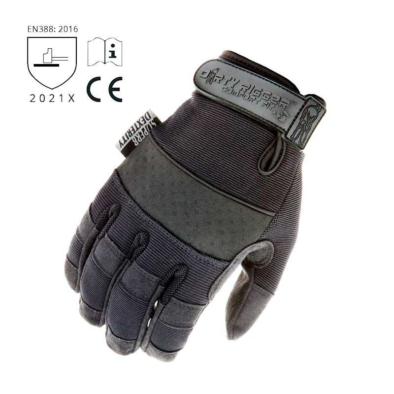 Dirty Rigger Leather Grip Heavy Duty Rigger Gloves DTY-LGRIP