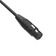 FactorFLEX Cable micro 10 m XLR 3 PIN conectores REAN color negro