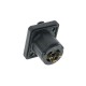 NEUTRIK XLR HEMBRA CHASIS 3 PIN IP65 NEGRO