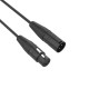 FactorFLEX Cable DMX 20 m XLR 3 PIN conectores REAN color negro