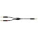 FactorFLEX Cable señal 1,5 m 1 Jack estero + 2 jacres REAN