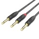 FactorFLEX Cable señal 1,5 m 1 Jack estero + 2 jacres REAN