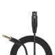 FactorFLEX Cable señal 1 m XLR hembra 3 PIN a 1 Jack