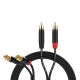 FactorFLEX Cable señal 1,5 m 2 RCA a 2 RCA conectores REAN