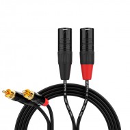 FactorFLEX Cable señal 3 m 2 RCA a 2 XLR macho 3 PREAN