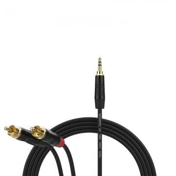FactorFLEX Cable señal 3 m 2 RCA a 1 mini Jack 35 conectores REAN