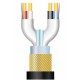 FactorFLEX Cable DMX AWG 26 4C flexible color negro precio por metro CPS Neutrik