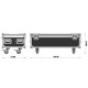 Audibax Irwin FC Flightcase para focos LED Irwin Series