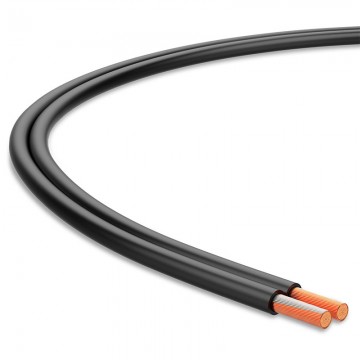 Audibax Silver BSAP100 Black Bobina Cable AltavozParalelo 100 Metros