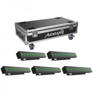 Audibax Bar Event 1212 KIT (5 Unidades ) + FlightCase