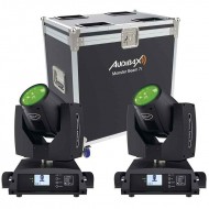 AUDIBAX MONSTER BEAM 7R PACK 2 UNIDADES INCLUYE FLIGHTCASE