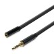 Audibax Bronze Alargador Cable Mini Jack 1,2 mCromado