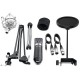 Audibax Berlin 1800 Silver Pro Pack micro Estudio+ Soporte + Antipop + Cables