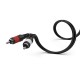 Audibax Bronze Cable Minijack Stereo a 2 RCAMacho 15 m Negro