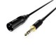 Audibax Evolution Cable XLR Macho a Jack Balanceado 10 Metros Negro