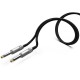 Audibax Gold Cable 2 Jack Mono-Minijack St 3m Negro