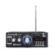 Audibax Kansas Amplificador HiFi con Bluetooth /MP3 / FM Entrada SD y USB 2 x 40W