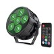 Audibax Montana 36 Mini RGBw 4 in 1 Foco LedDiscoteca 36w + Mando