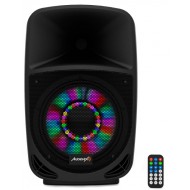 Audibax VEGAS 10 Altavoz Profesional Bluetooth10" + Motor 1 pulgada y Efectos Lumínico