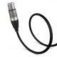 Audibax Evolution Cable XLR Macho - XLR Hembra1 Metro Negro