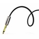 Audibax Evolution Silent Cable Guitarra Jack Mono 55 Metros Bañado en Oro de 24k Black Mir