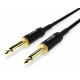 Audibax Evolution Jack Mono a Jack Mono 5,5 Metros Negro