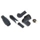 NEUTRIK XLR ACODADO NEGRO 3 PIN MACHO NC3MRX-B