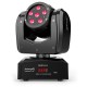 Audibax Oregon 120 Cabeza Móvil Beam Alta Potencia 120W con Led Osram + Wash RGBw 4in1