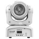 Audibax Oregon 60 White Cabeza Móvil Beam AltaPotencia 60W RGBW + Anillo LED