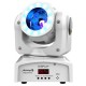 Audibax Oregon 60 White Cabeza Móvil Beam AltaPotencia 60W RGBW + Anillo LED