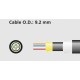 NEUTRIK OPTICALCON ADVANCED QUAD CABLE ASSEMBY150 M