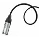 Audibax Pro Cable XLR Macho a Jack Balanceado 3m Negro