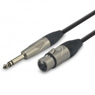 Audibax Pro Cable XLR Hembra a Jack Stereo 3 m