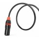 Audibax Pro Black Cable DMX 3 PIN 10 m Negro