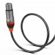 Audibax Pro Cable XLR M a XLR H 6m Negro