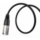 Audibax Silver Cable XLR Macho a XLR Hembra 3mNegro