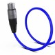 Audibax Silver Cable XLR Macho - XLR Hembra 6 Metros Azul