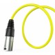 Audibax Silver Cable XLR macho - XLR Hembra 6 Metros Amarillo