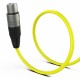 Audibax Silver Cable XLR macho - XLR Hembra 6 Metros Amarillo