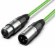 Audibax Silver Cable XLR Macho - XLR Hembra 6 Metros Verde