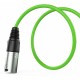 Audibax Silver Cable XLR Macho - XLR Hembra 6 Metros Verde