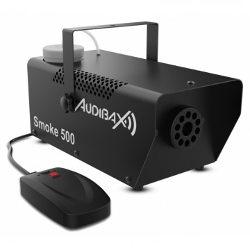 Audibax Smoke 500 Máquina Humo 500WDiscoteca Portátil + Mando