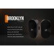 Audibax Brooklyn 5T BK Pareja Altavoces Pasivos Potencia RMS 100V-3W/6W/15W/30W