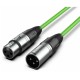 Audibax Silver Cable XLR M-XLR H 3m Verde