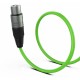 Audibax Silver Cable XLR M-XLR H 3m Verde