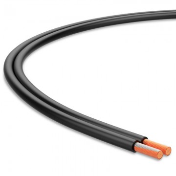 Audibax Silver BSAP10 Black Bobina Cable AltavozParalelo 10 Metros